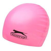 slazenger silicone swimming cap juniors