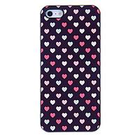 Small Colorful Hearts Pattern Aluminous Hard Case for iPhone 5/5S