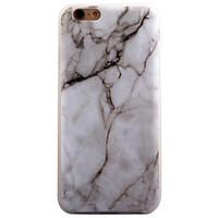 Smooth Handling Marbling Pattern TPU Transparent Edging Creative Arts Phone Case for iPhone 5 5S SE 6 6S 6S Plus 6S Plus