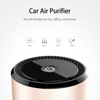 Smart 1 Car Air Purifier 12V Dual USB Ports Air Freshener Plasma Car Fresh Air Anion Ionic Purifier Oxygen Bar Ozone Ionizer Cleaner