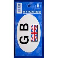 small gb union jack sticker