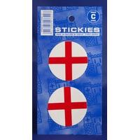 Small Pair Of St George Stickers