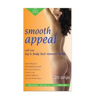 smooth appeal leg and body hair remover strips 20