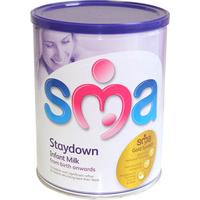 sma staydown infant milk from birth 900g