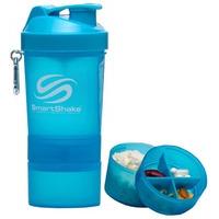 SmartShake Neon Blue 20oz Shaker