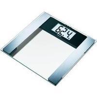 Smart bathroom scales Beurer BF480 Weight range=180 kg Glass, Metal, Black