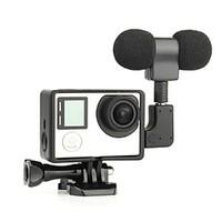 Smooth Frame Standard Frame 3.5mm Microphone Mini Style USB Dust Proof For Gopro 5 Gopro 4 Gopro 4 Black Gopro 3 Gopro 3Others Universal