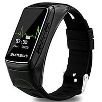 Smart Bracelet B7 Bluetooth Conversation Earset Style Heart Rate Monitor Smart Alarm Smart Bracelet 0.66\'\' OLED Sport Smartwatch Android/IOS