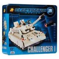 Small Army Challenger I Desert Electronic Tank