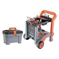 Smoby Black and Decker Devil 3 in 1 Tool Workbench Trolley Play Set