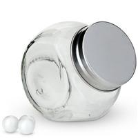 Small Glass Candy Jar with Lid Wedding Favour