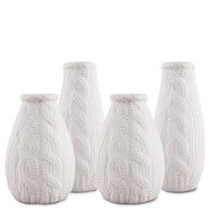 Small White Porcelain Flower Vases