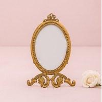 Small Oval Baroque Frame - Gold