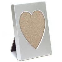 Small Silver Heart Photo Frame Favour