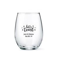 Small Personalised Stemless Wine Glass