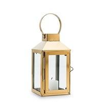 Small Decorative Candle Lantern - Gold