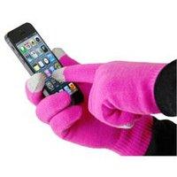 smart glove touch glove for iphone pink