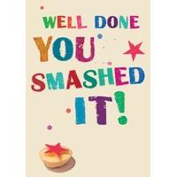 Smashed it | Well Done Card | Scribbler Cards