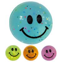 Smiley Glitter Jet Ball