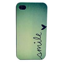 Smile Everyday Cartoon Pattern PC Hard Case for iPhone 4/4S