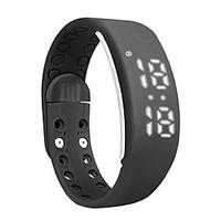 Smart Bracelet Time Display 3D Pedometer Temperature Sleep Monitor Waterproof Wristband For iPhone Samsung Android IOS Phone