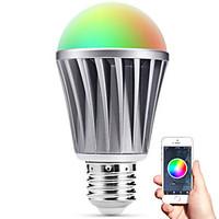 Smart LED E27 Bulb Bluetooth 4.0 RGBW Light Water Resistance / Dimmable / Timing / APP Remote Control / Sleeping Mood Lamp / Energy Saving