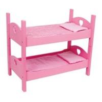 Small Foot Design Single or Bunk Cot Bed Toy with Bedding (2871)
