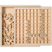 small foot design wooden letters board 7988