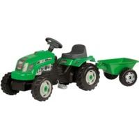 Smoby GM Tractor + Trailer green (33329)