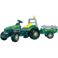 Smoby TGM Tractor Stronger + Trailer green