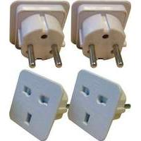 Smj Electrical Travel Adapter European (twin Clam Pack)