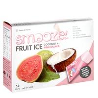 Smooze Fruit Ice Coconut & Pink Guava 5 x 65ml - 5 x 65 ml, Pink