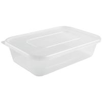 Small Plastic Microwave Container Pack of 250