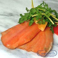 smoked trout fillet