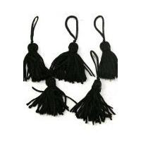 small key tassels 55mm black