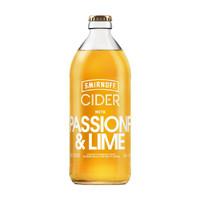 Smirnoff Passion Fruit and Lime Cider 500ml l Free T-shirt with 6 bottles