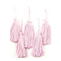 small key tassels 55mm pale pink