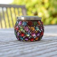 smart solar multi glow gem jar