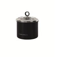 Small Black Storage Canister