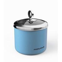 Small Cyan Storage Canister