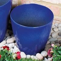 Small Blue Glazed Pot