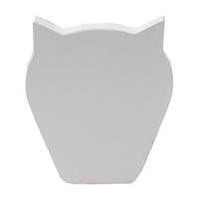 Small Primed Mache Owl Symbol 12 cm