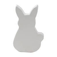 Small Primed Mache Rabbit Symbol 12 cm