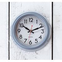 Small Smithfield Indoor Wall Clock in Charcoal Grey