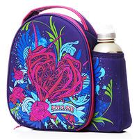 Smash Thorn Insulated Lunch Bag And 500ml Bottle-purple