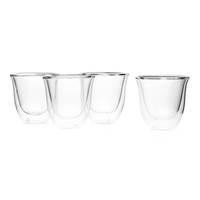 Small Double Walled Glass Cups