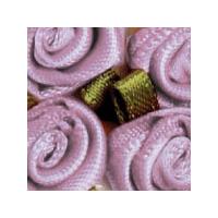 Small Satin Roses 10mm - Lilac