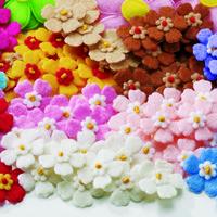 Small Felt Flowers. Pack of 144