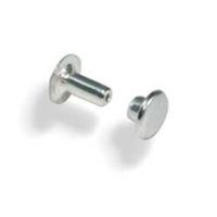 Small Nickel Plated 100 Pack Of Rapid Rivets