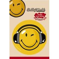 Smiley Headphones Vinyl Sticker